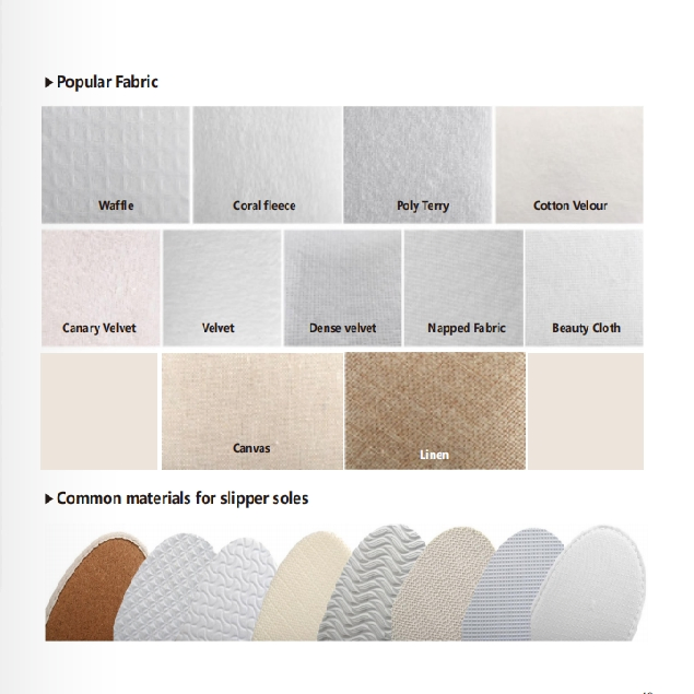 Eco-Friendly Sustainable Pearl Cotton Bagasse Slipper for SPA and Hotel Luxury 04