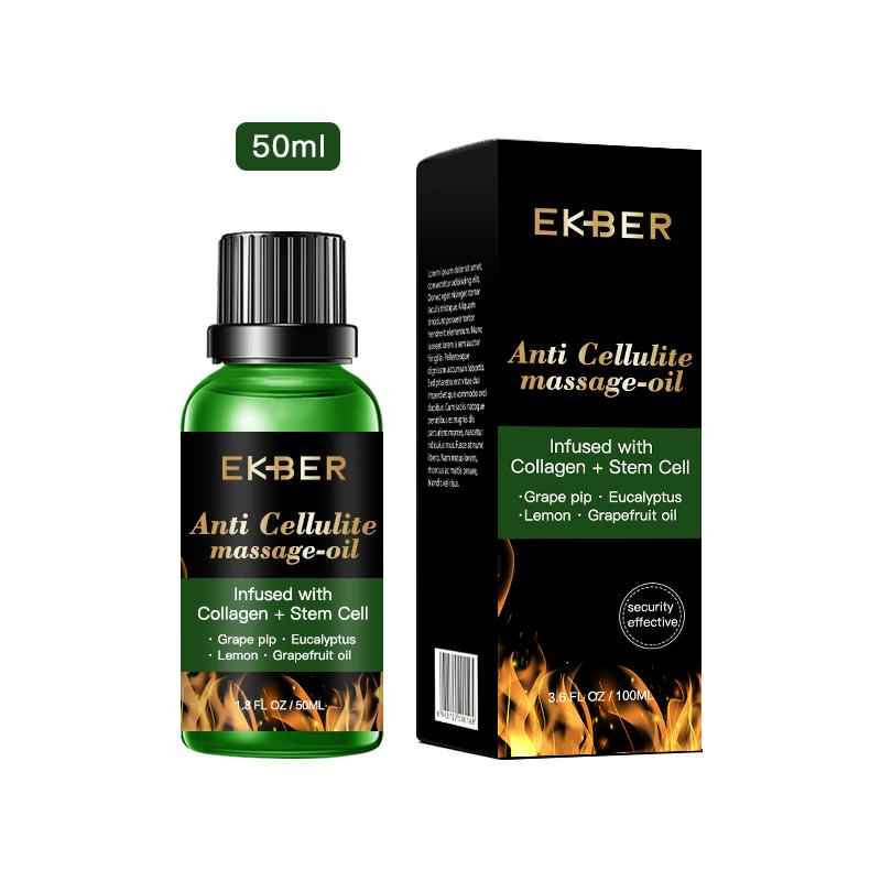 Customize Logo Body Fat Burning Slim Oil Slimming Massage Oil Ginger Oil