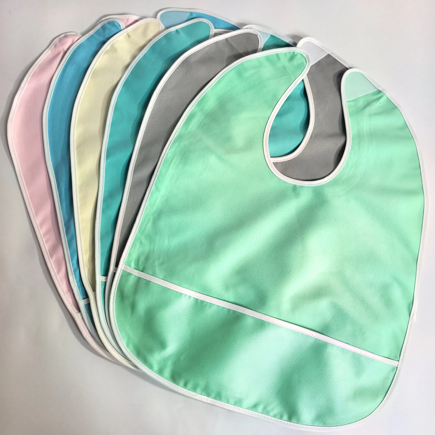 Waterproof Large Adult Bibs for Senior Men and Elderly Women