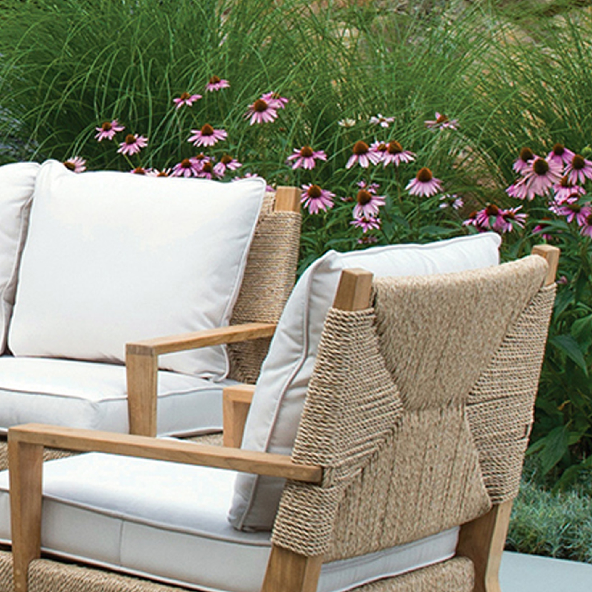 Диваны садовые массив тика для патио