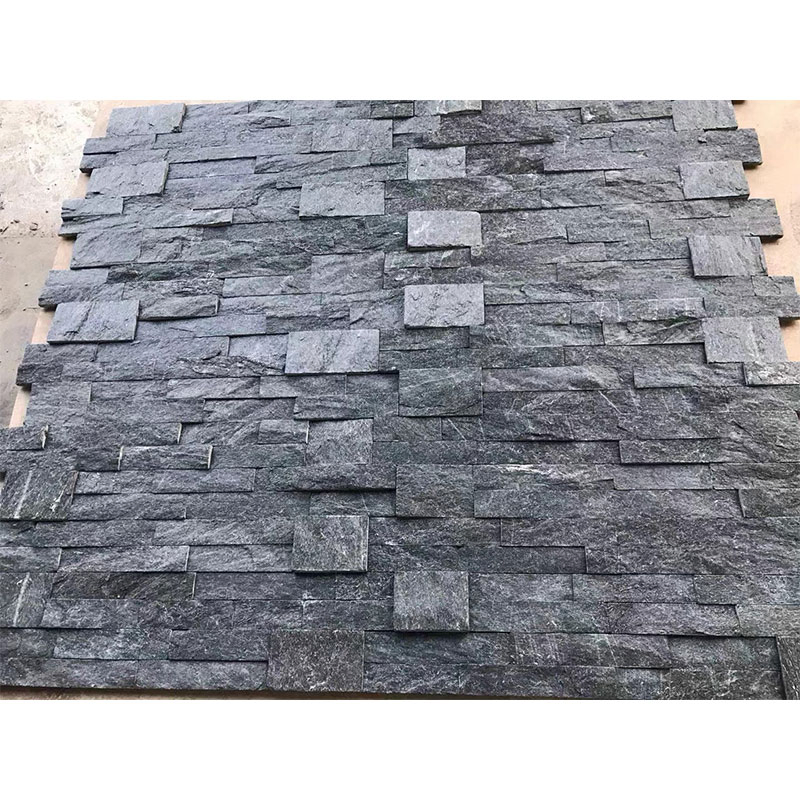 Natural Black Slate Wall Cladding Stone Veneer Decorative Culture Stone for Sale