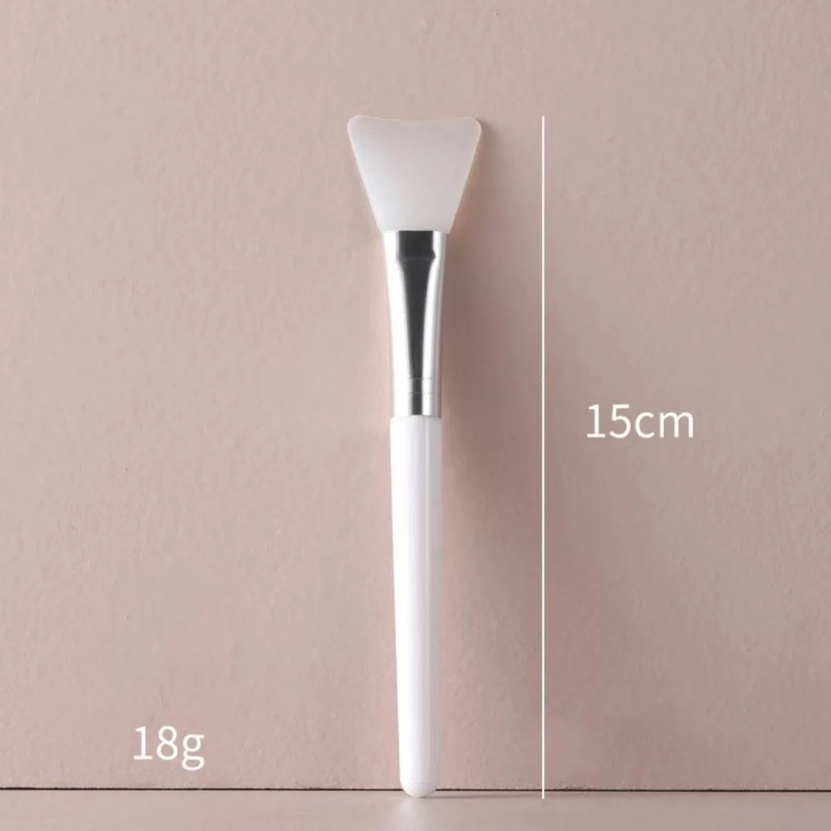 Wholesale Silicone Face Mask Brush Plastic Long Handle Facial Brush