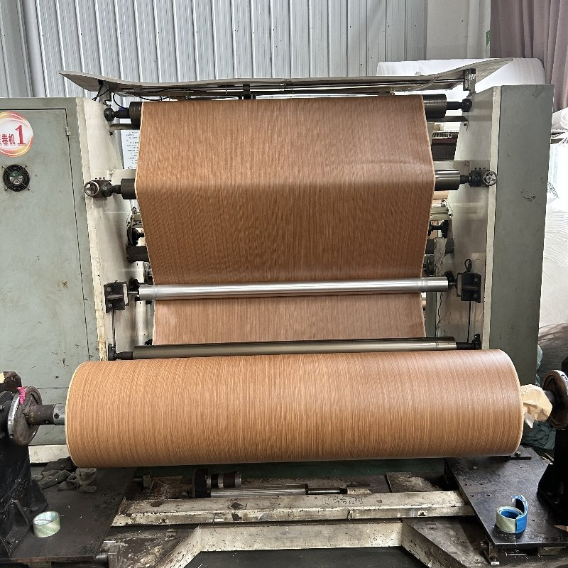 Wooden PVC Membrane Door Furniture Plastic Decorative Film PVC Membrane Door Skin Is Used for Indoor Doors