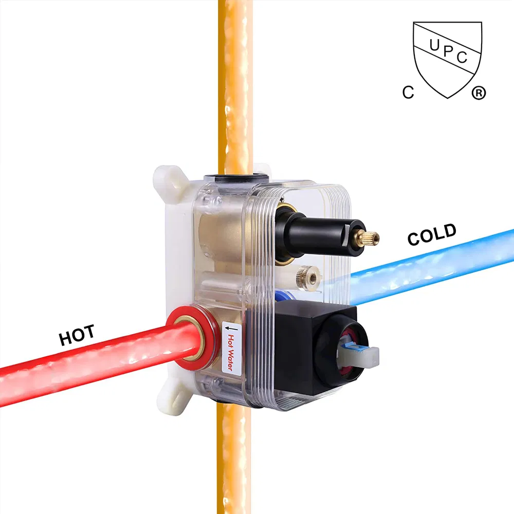 Luxury Rain Black Copper Bath Shower Head Mixer Brass Faucet Complete Hidden Multi Functional Bathroom Shower Set