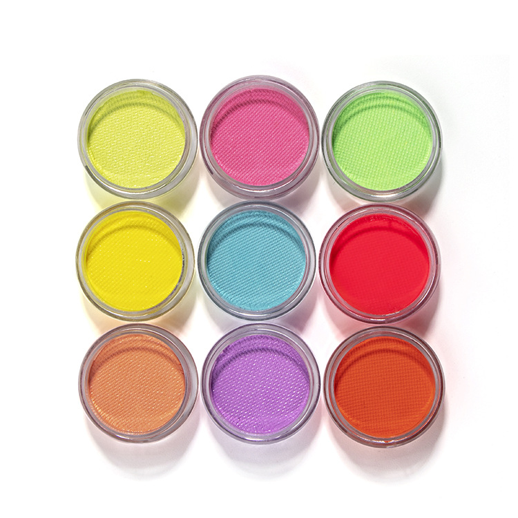 OEM Color Fluorescent Human Pigment Eyeliner, Halloween Day Face Painted Hair Light Painting Eyeliner