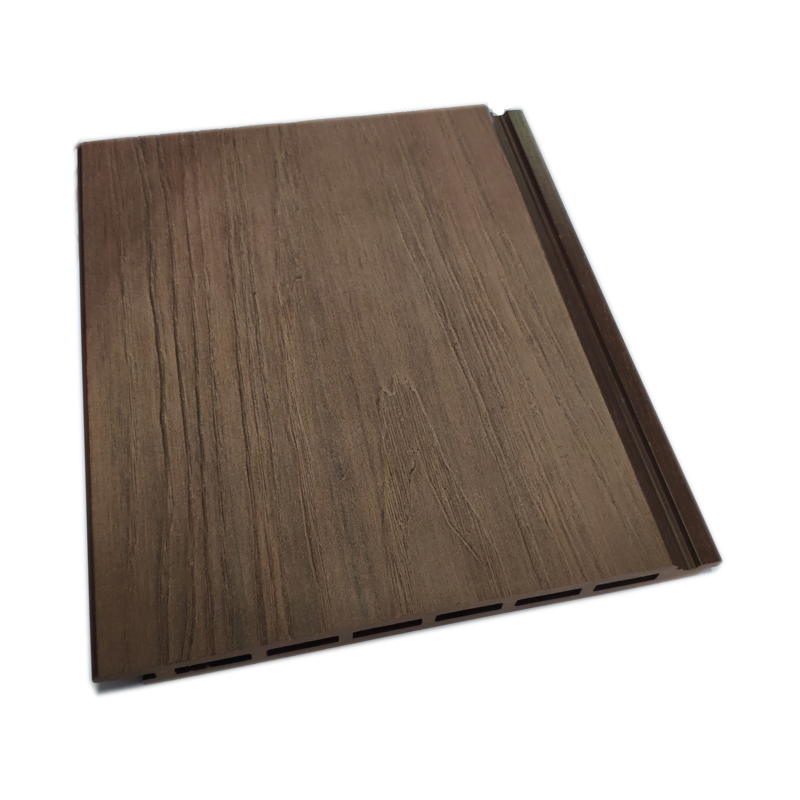 Surface WPC Cladding Board 218mm Panel Width 20.4mm Thickness Standard Plane Design