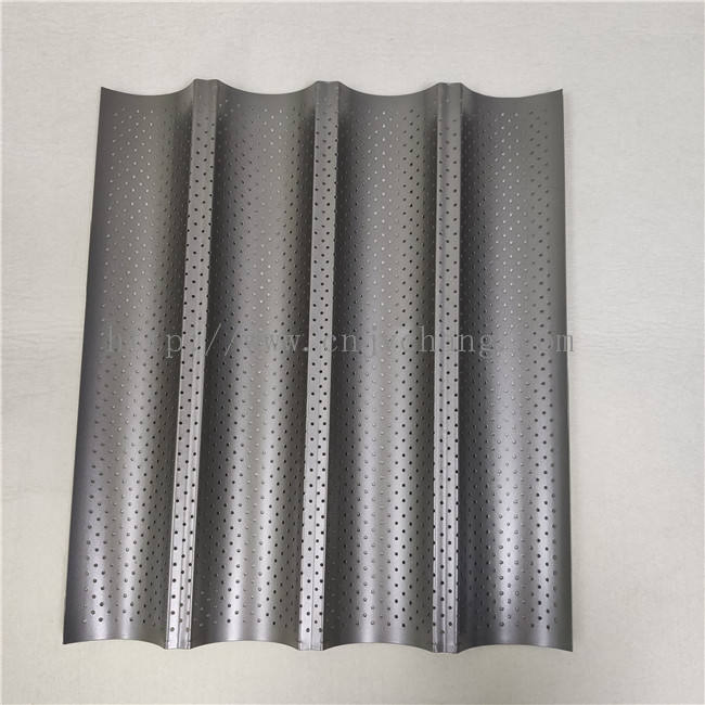 18*26*1.2cm with 5 Slots Aluminum Baguette Pan French Bread Baking Tray