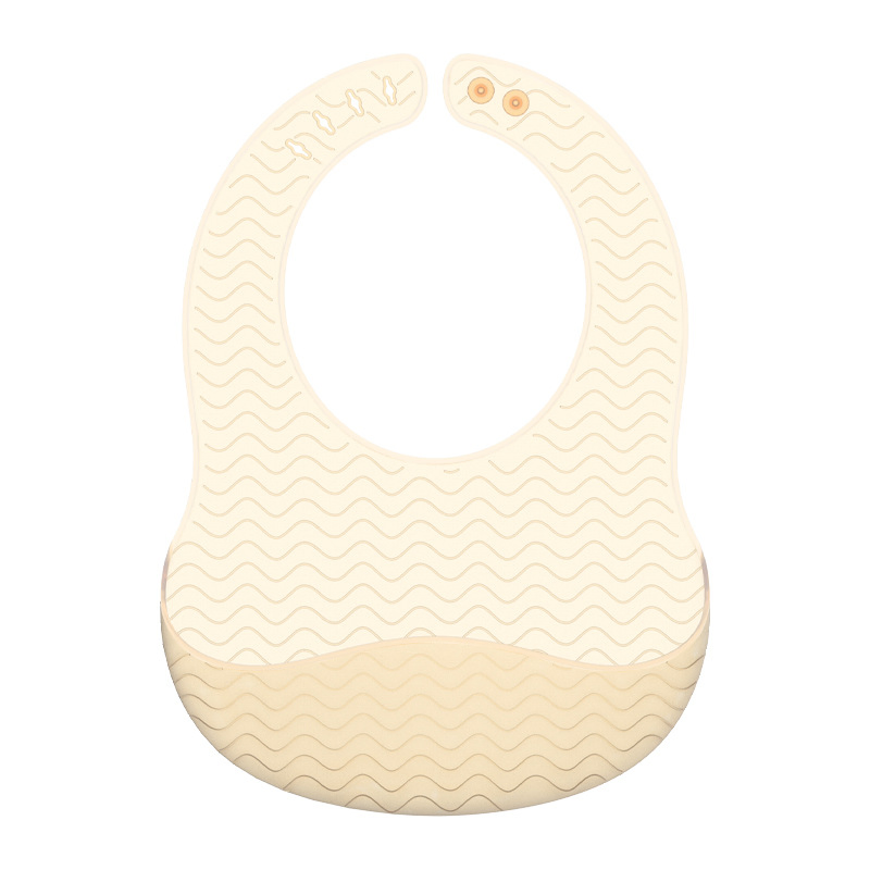 Hot Selling Food Grade Silicone Ultra-Thin Baby Unisex Rice Dental Bib