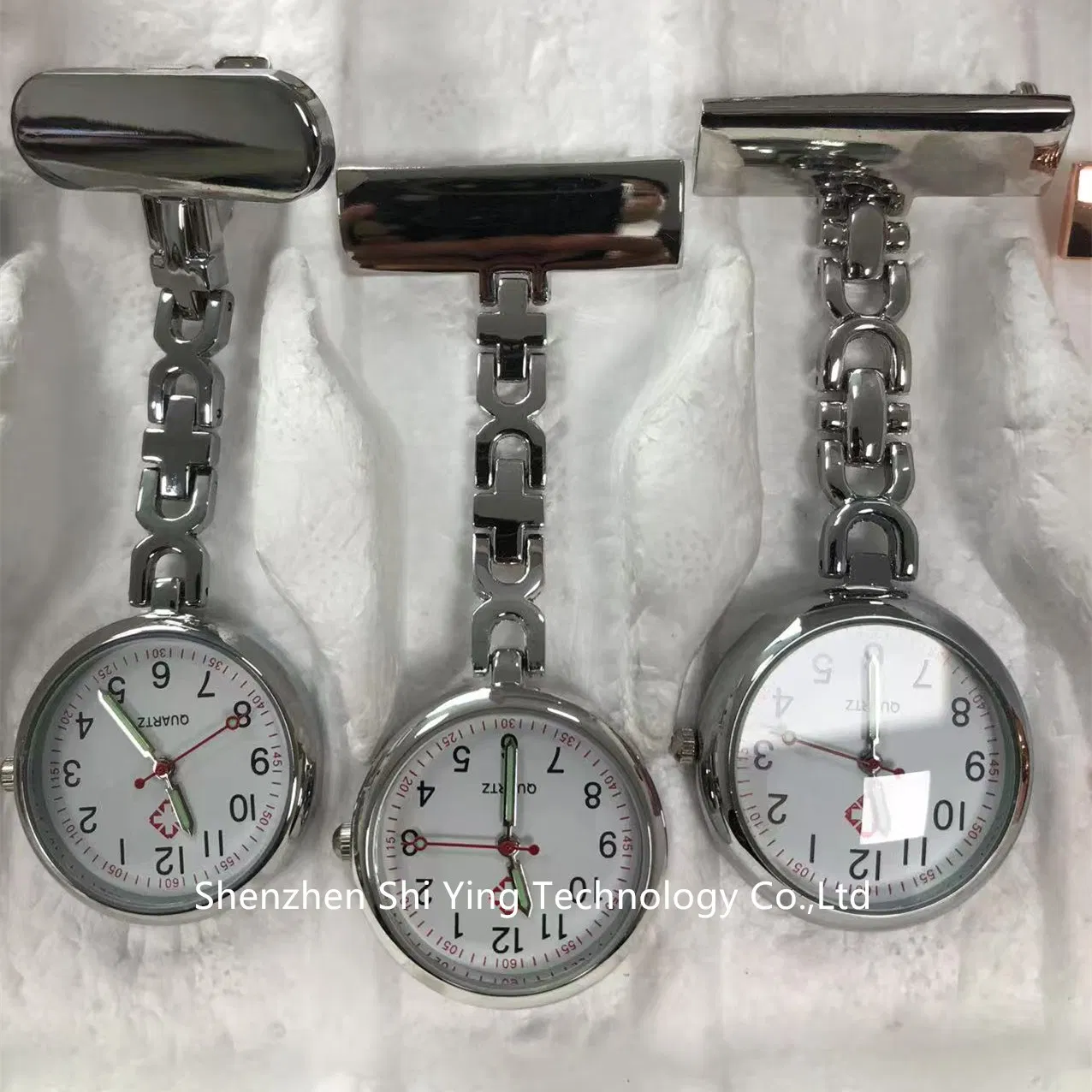 Fashion Nurses Watches Stainless Steel Quartz Waterproof Nurse Watch for Gift