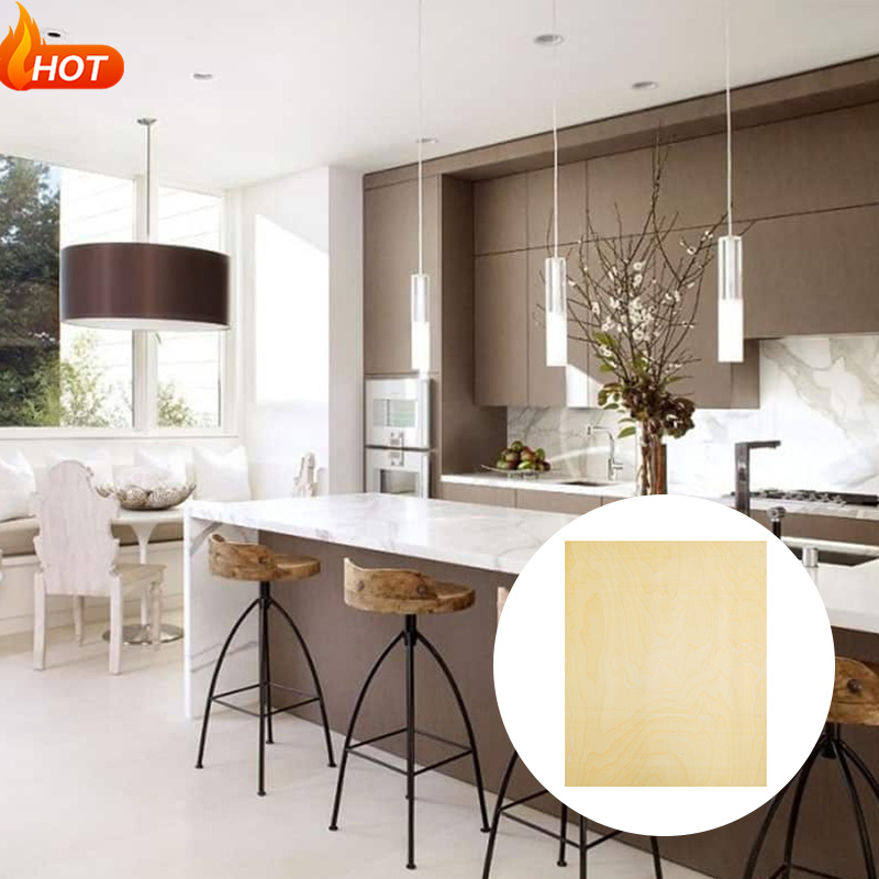 High Quality Natural Wood Veneer 0.25mm Price Plywood Birch Veneers Sheet