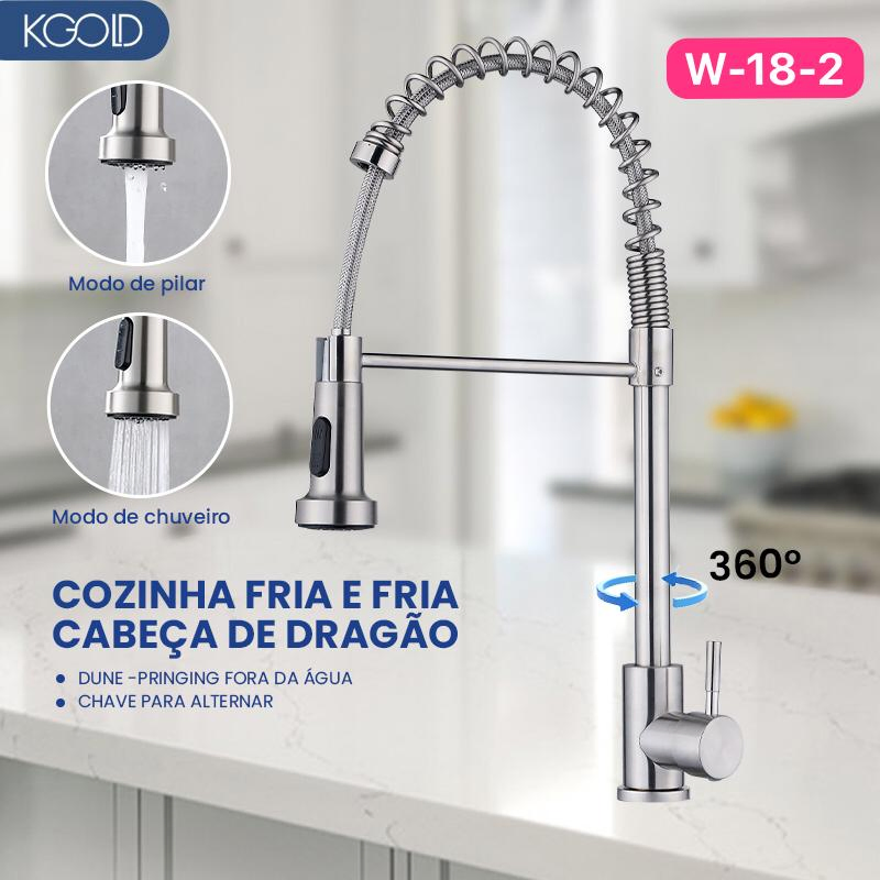 Brushed 201 Faucet with Spring Fast Sell Wholesale Cheap Faucet for Kitchen Room