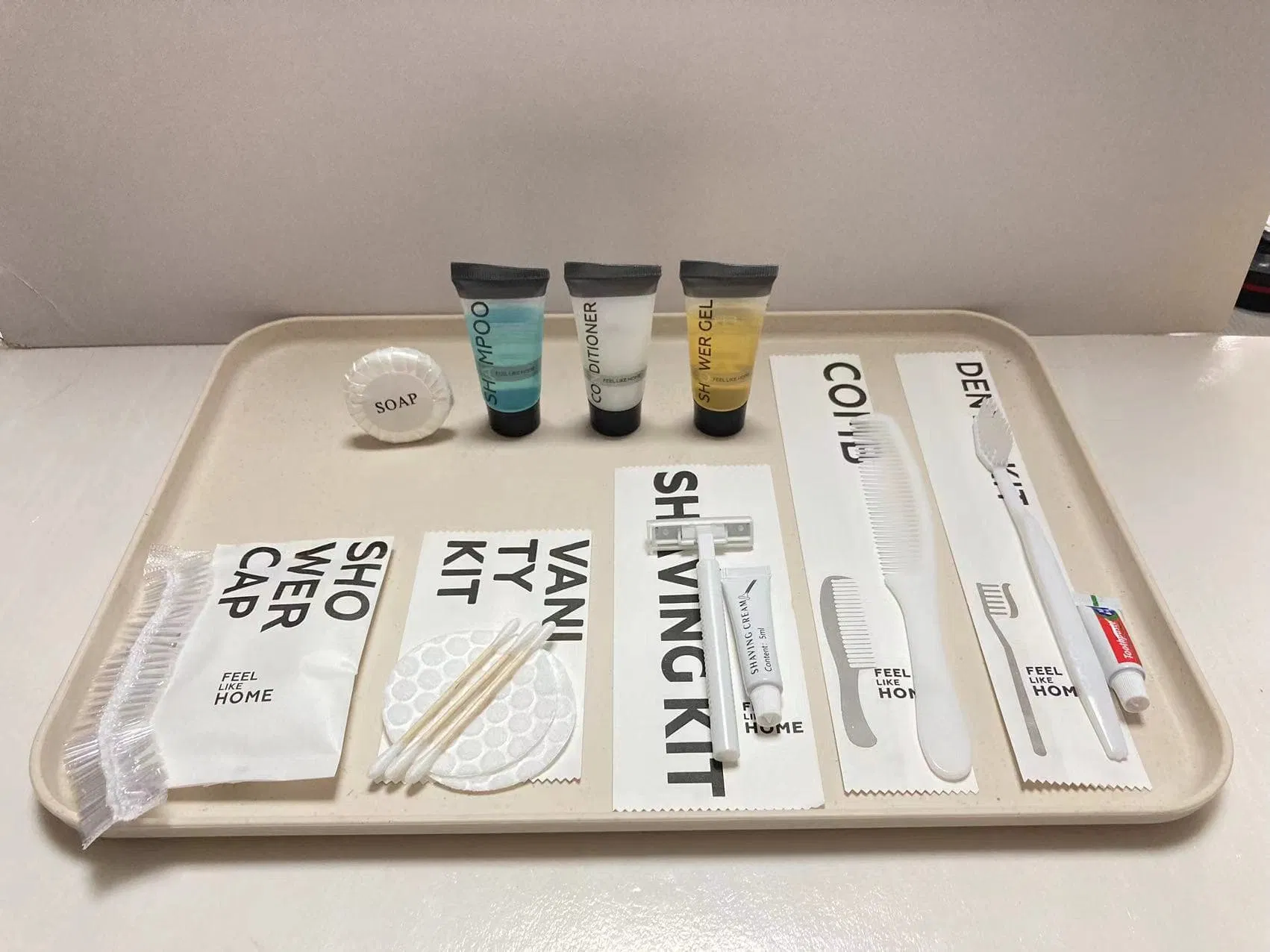 Customized Eco Friendly Hotel Amenity Disposable Hotel Toiletries Dental Kit