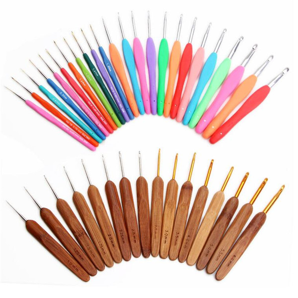 Aluminum or Iron Material Crochet Hook with Handle From China Factory