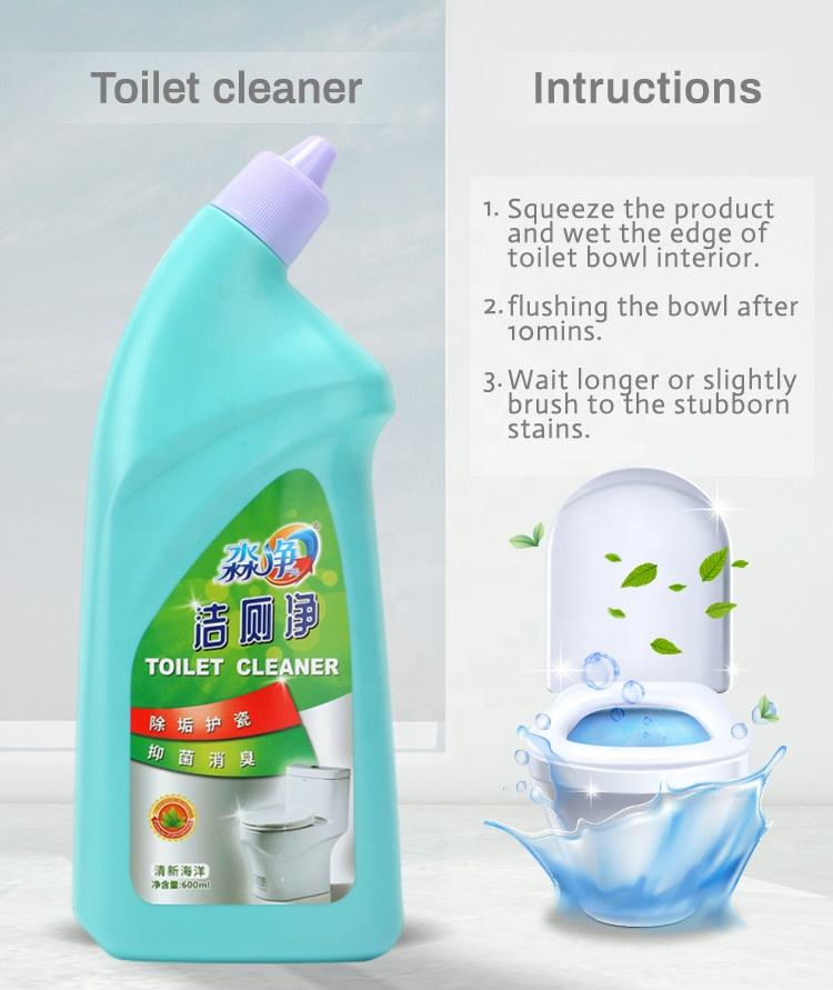 600ml Bulk Chemicals Deep Cleaning Deodorant Toilet Bowl Cleaner Liquid Detergent