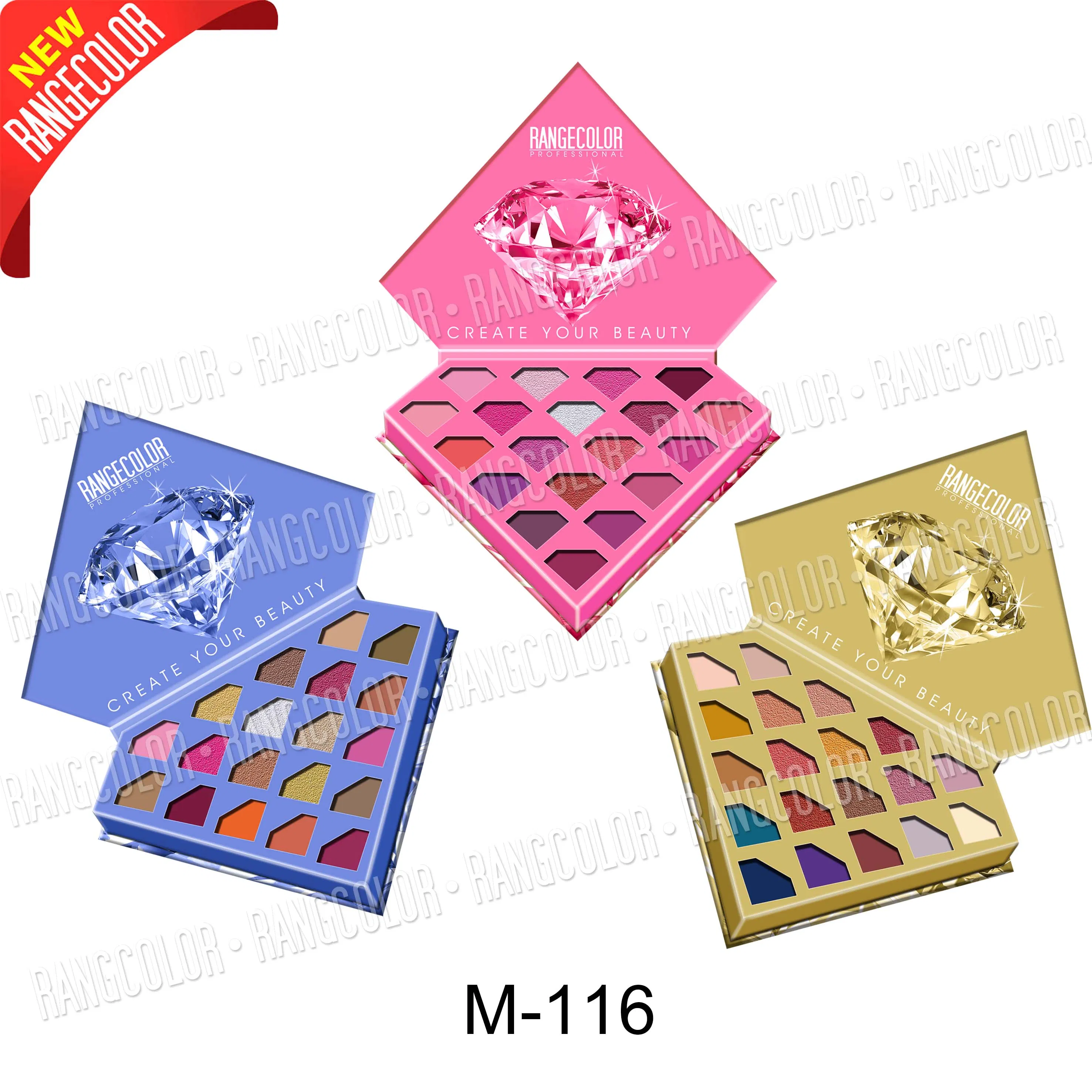 New Cosmetic Neon Eyeshadow High Pigment Eyeshadow Glitter Makeup Highlight Pressed Neon 19 Color Eyeshadow