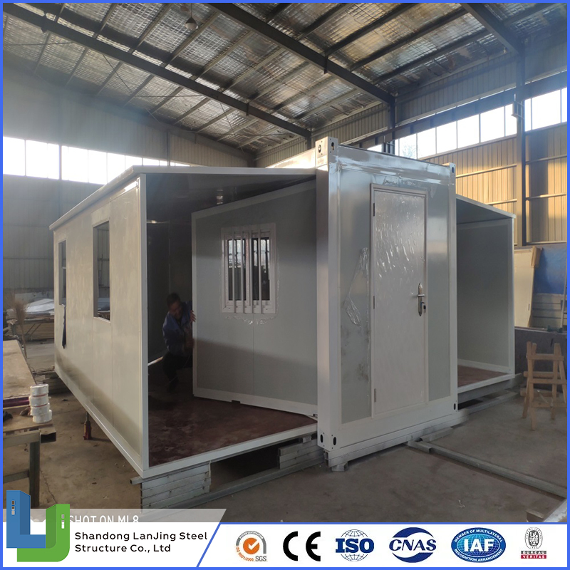 40FT Mobile Home Luxury Classic Hotel Restaurant Coffee Shop Restaurants Expandable Second Hand Container House