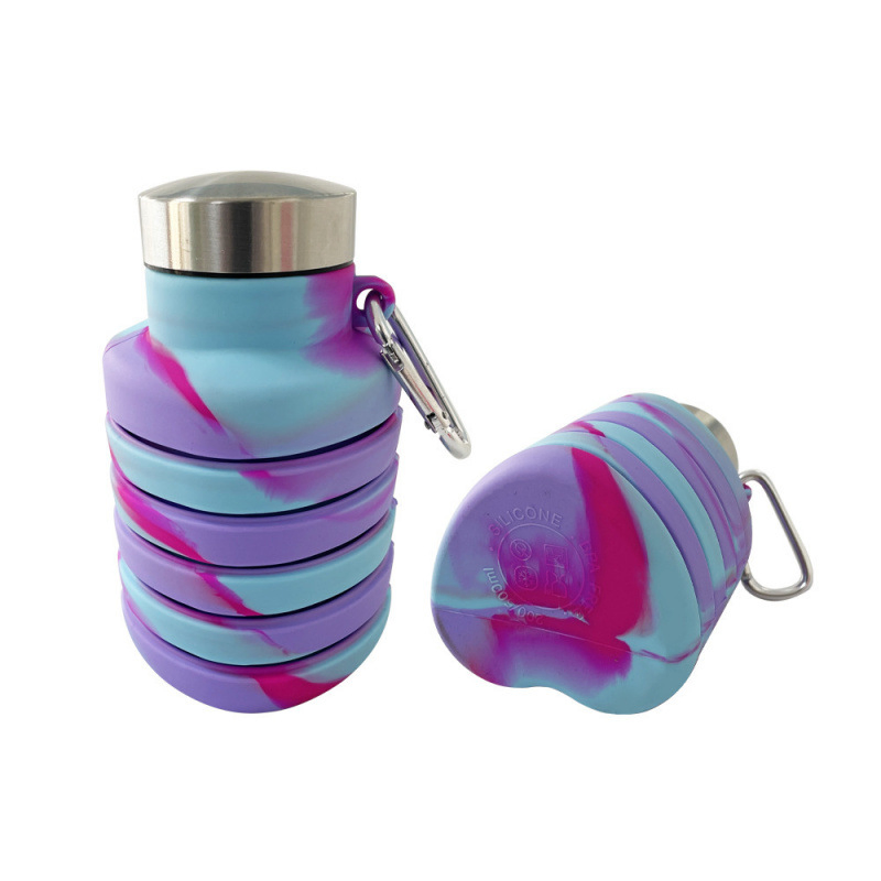 Food-Grade Silicone Folding Bottle