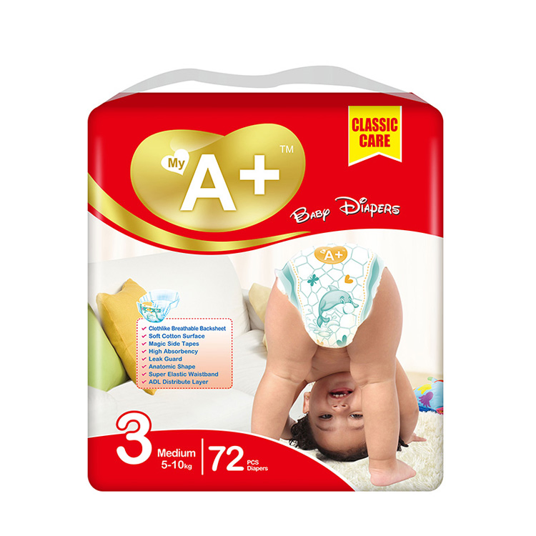 My a+ Aaaa Quality Attractive Price Disposable Baby Diaper Manufacturer From China