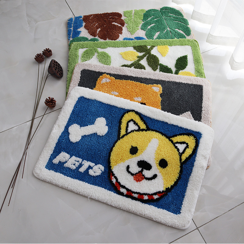 Cartoon Thickened Bathroom Absorbent Mat Anti-Slip Mat Bath Mats