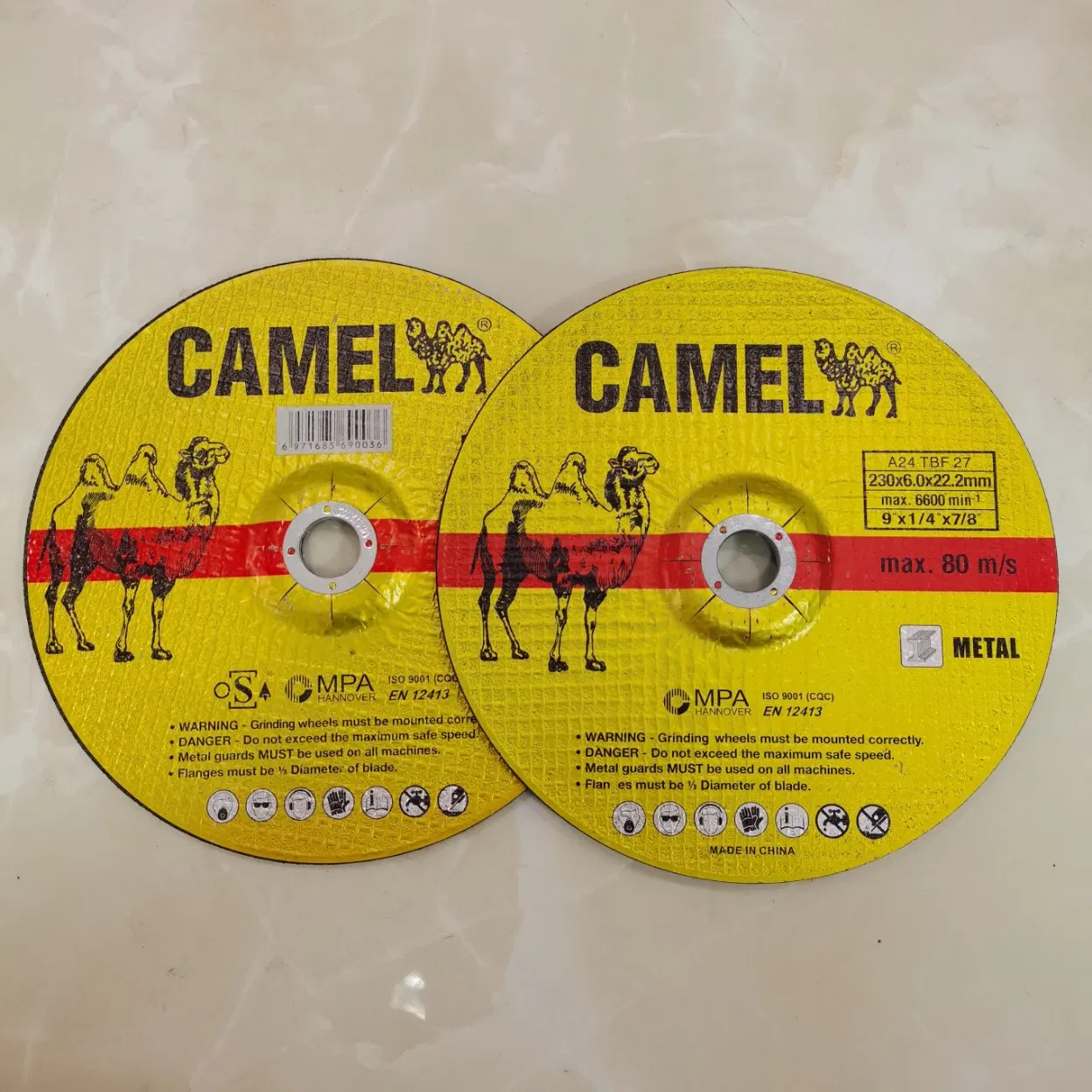 Шлифовальный круг T27 230x6мм, зерно 24