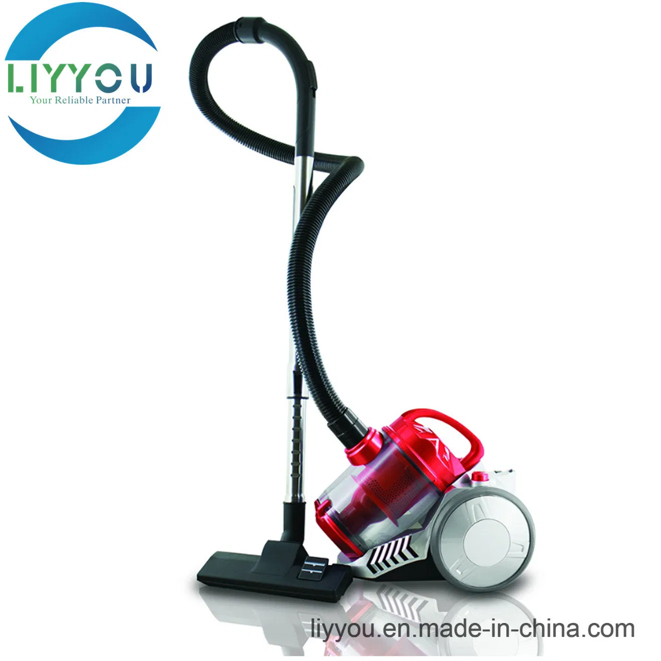 Corded Bagless Canister Vacuum Cleaner with HEPA Air Outlet Filter