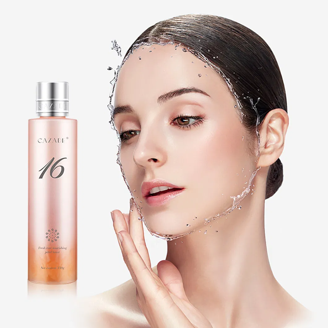 OEM/ODM Wholesale Rose Petal Skin Toner Hydrating Facial Spray Moisture Soothing Skin Care Brightening Antioxidant Protection Skin Face Toner