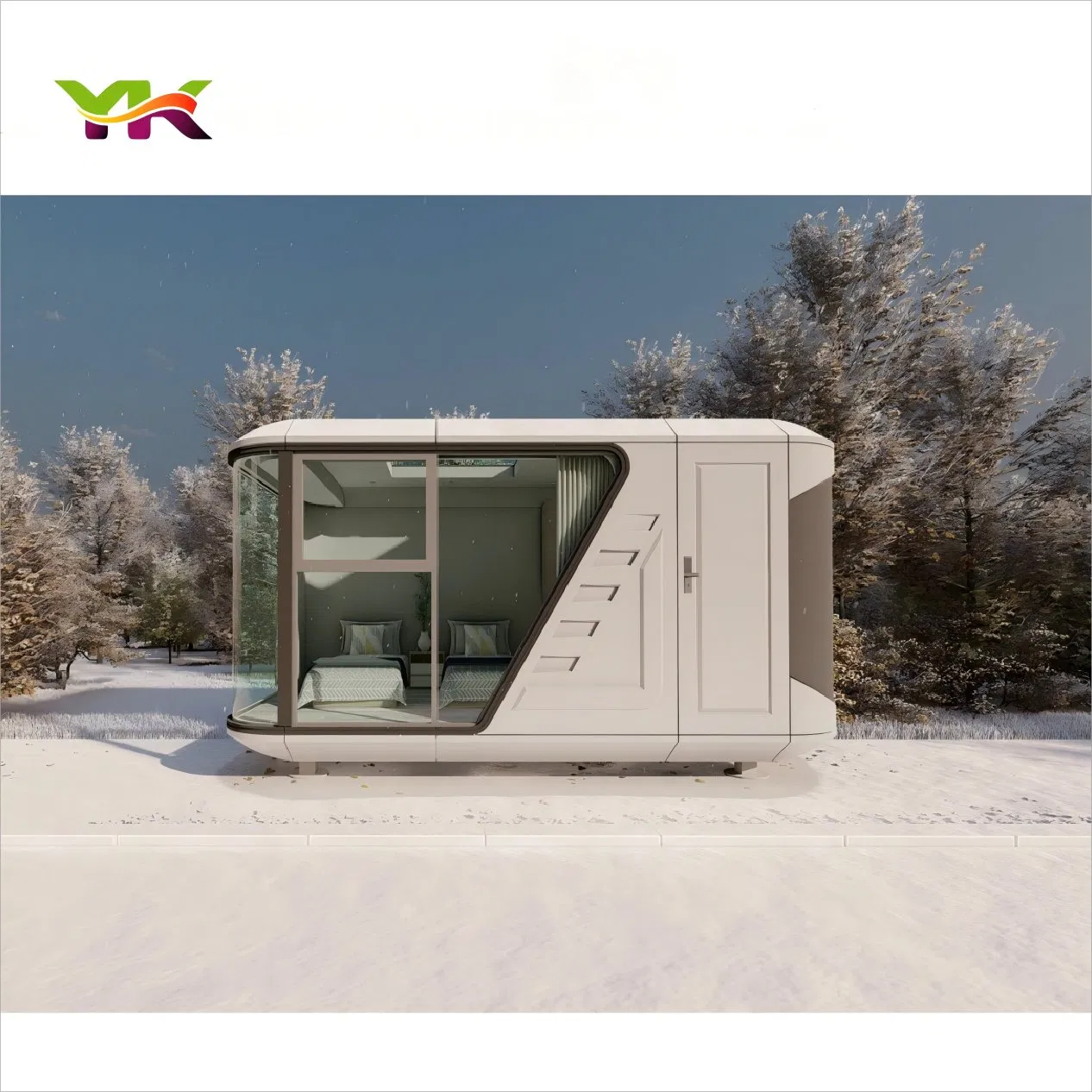 Factory Homes Housing Price Prefab Mobile Tiny Safe Modern House Garden Pod Space Capsule Aluminum Capsule with Furniture Housing