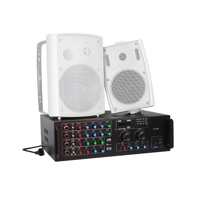 Sample Provided Stereo Karaoke Amplifier with LED Light