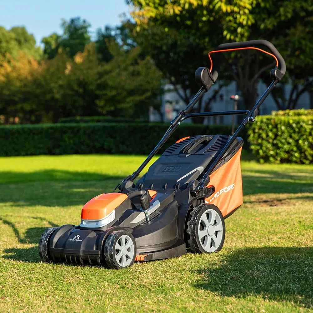 Yard Force 40V Cordless Lawn Mower, Brushless Motor & 44cm Cutting, 6-Position Precision Control (25-75mm) , Lightweight for Small Garden - Lm C44A