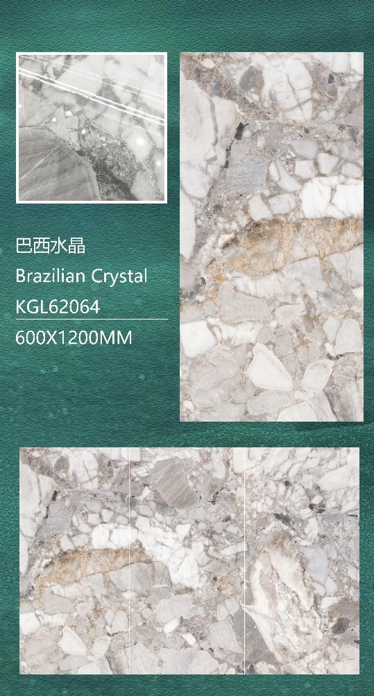 Foshan 600 X 1200mm Decoration Vitrified K Line Silver Golden Glazed Polished Porcelain Wall Floor Ceramic Tiles