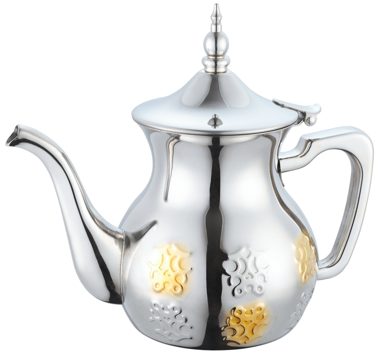 New Style Coffee Kettle Vintage Teapot Moroccan Styles Stainless Steel Coffee Tea Pot