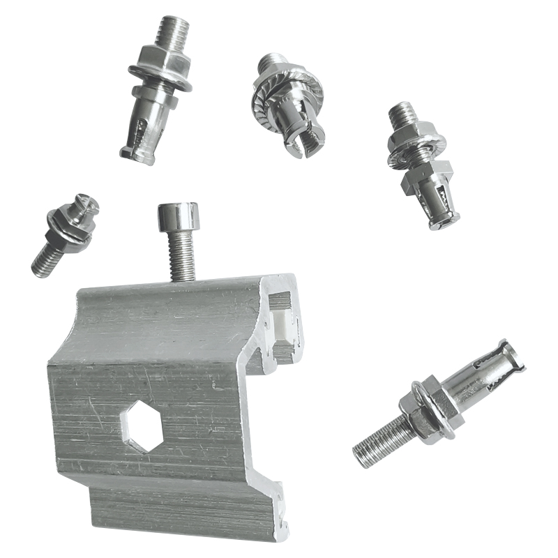 Undercut Anchor Bolt Wall Cladding System Stone Fastener for Ceramic Porcelain Tile