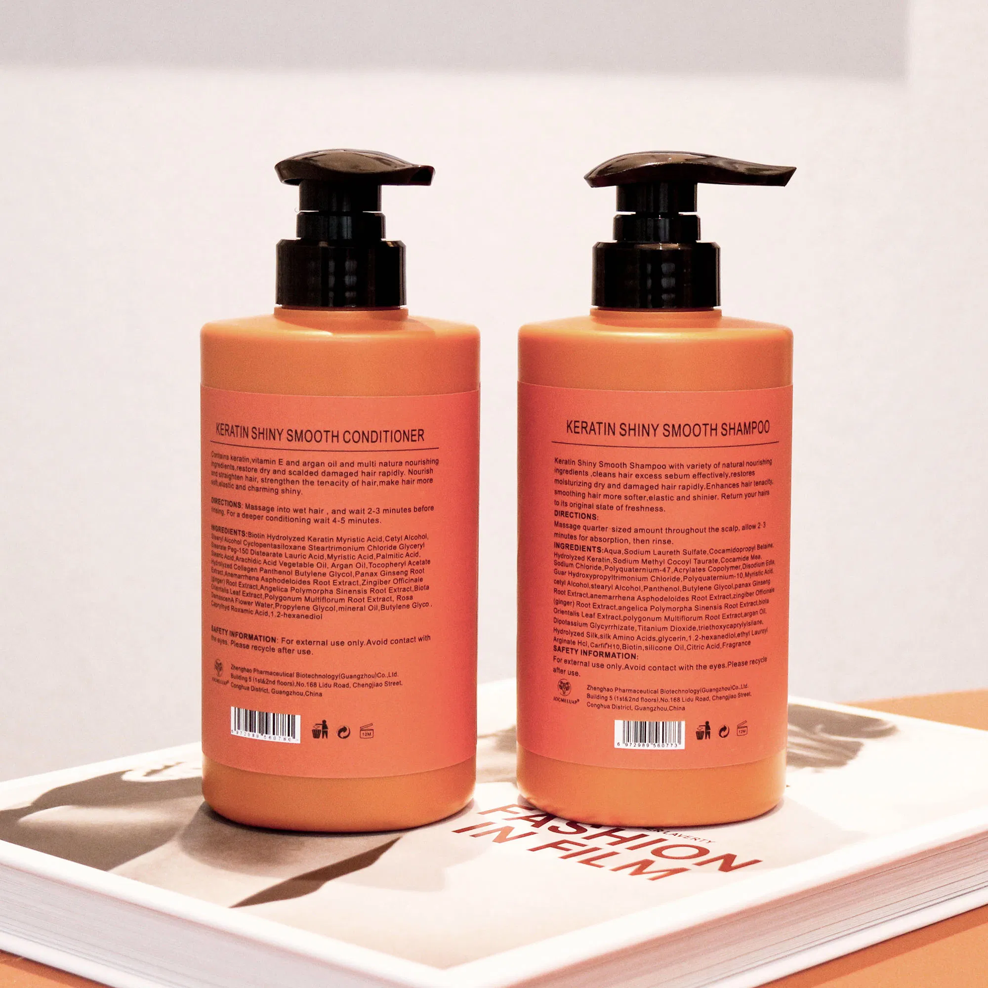 Private Label Hair Care Products Refreshing Oil-Control J Luxury Hair Care Shampoo Hair Treatment and Hair Mask Set