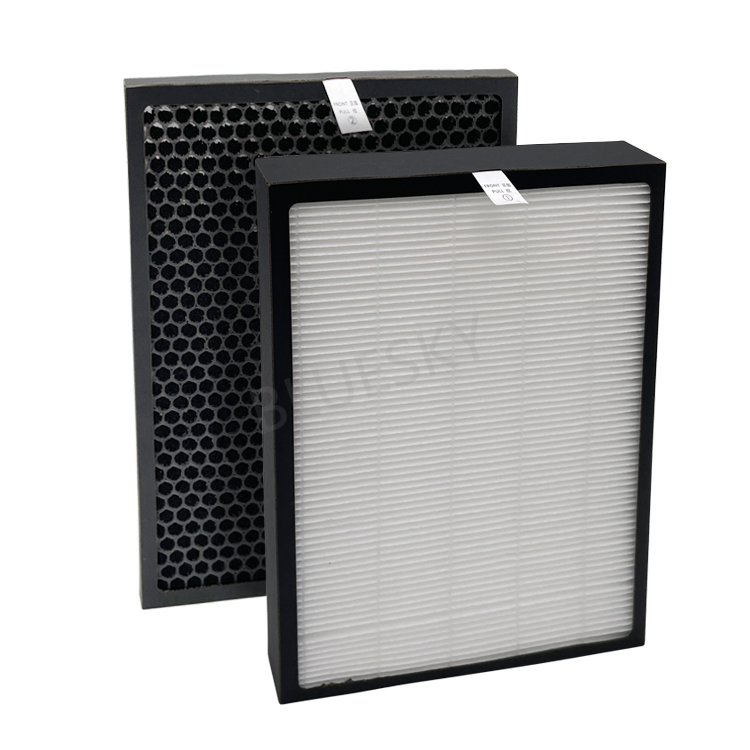 Panel H13 True HEPA Filter and Honeycomb Avtivated Carbon Filter for Alexapure Breeze Air Purifier Ap-B102 and 3049