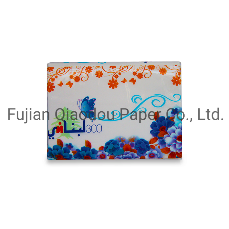 Qiaodou Unscented Soft Pack Facial Tissue 2ply Serviette Paper