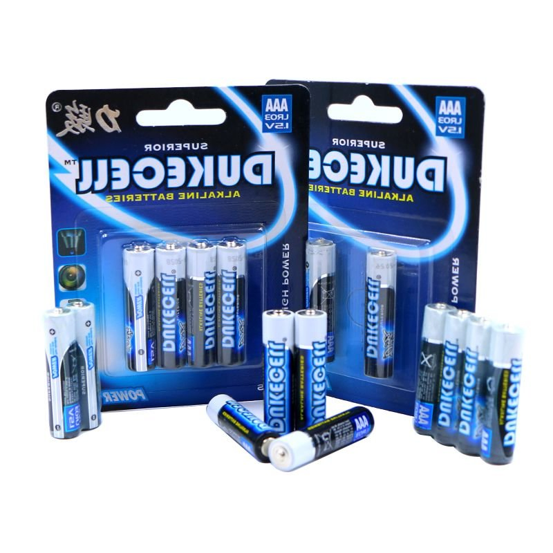 AAA 1.5V Battery LR03 Primary AM4  CE EU2023/1542 certificate high power  Mecury free Alkaline Batteries