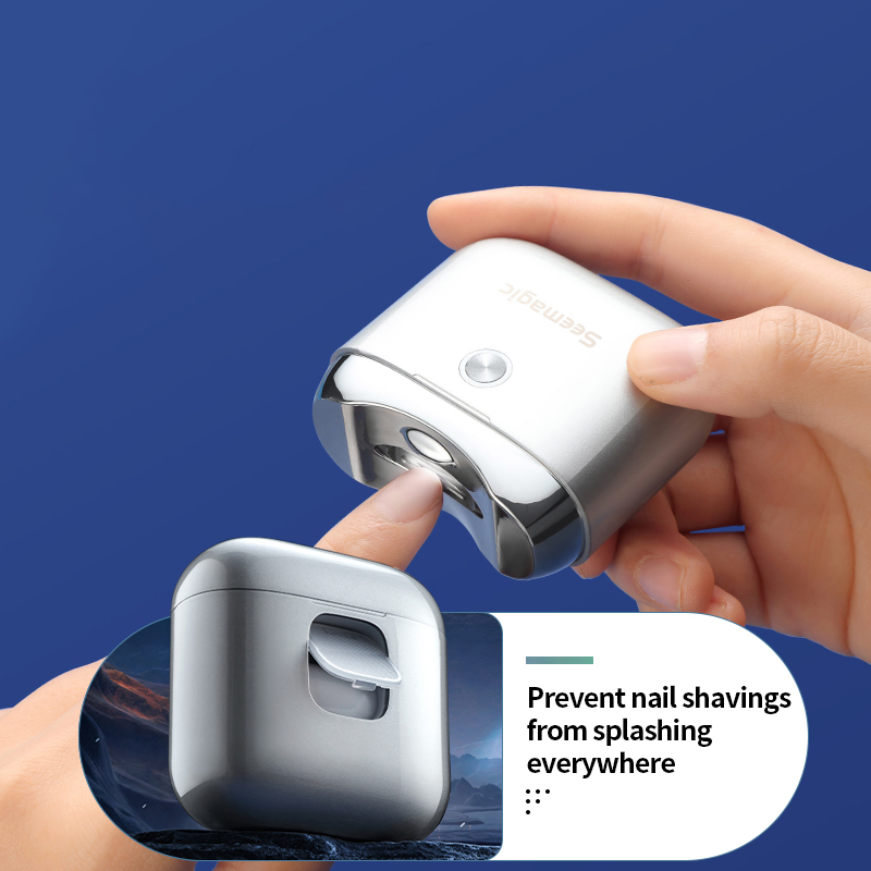 Seemagic Manufacturer Electric Automatic Nail USB Rechargeable Safety Fingernail Trimmer