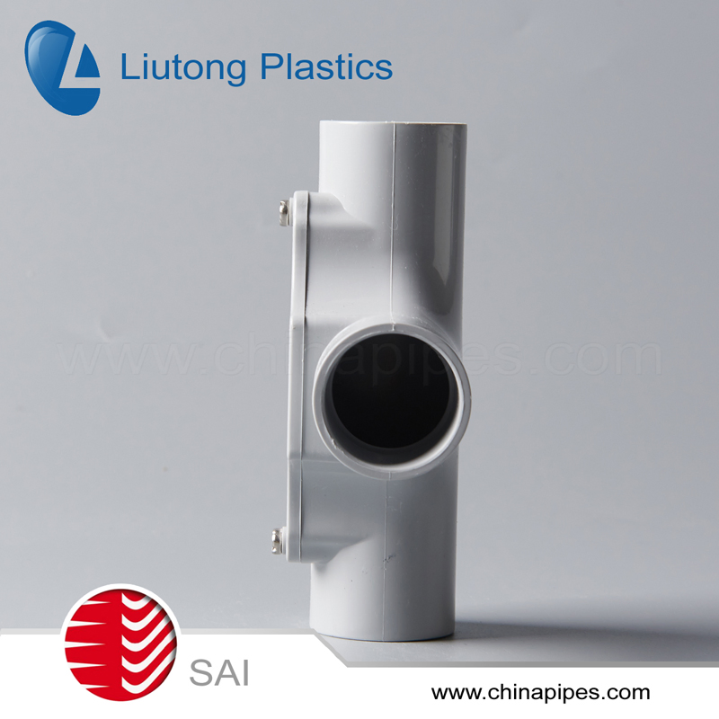 Australia Special PVC Pipe Conduit Fittings Inspection Tee