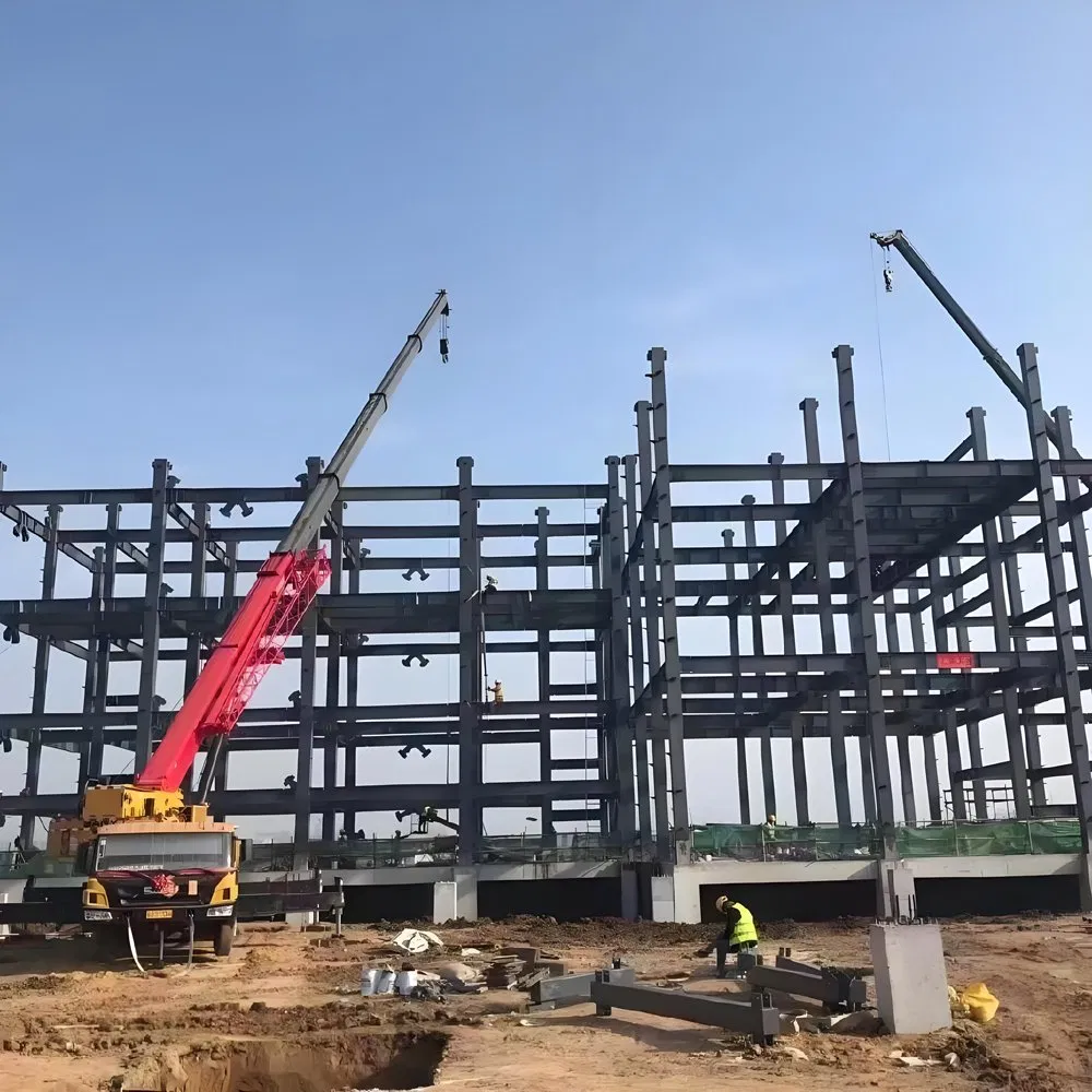 SGS & CE Certified Steel Construction Building, Corrosion Resistant & Durable
