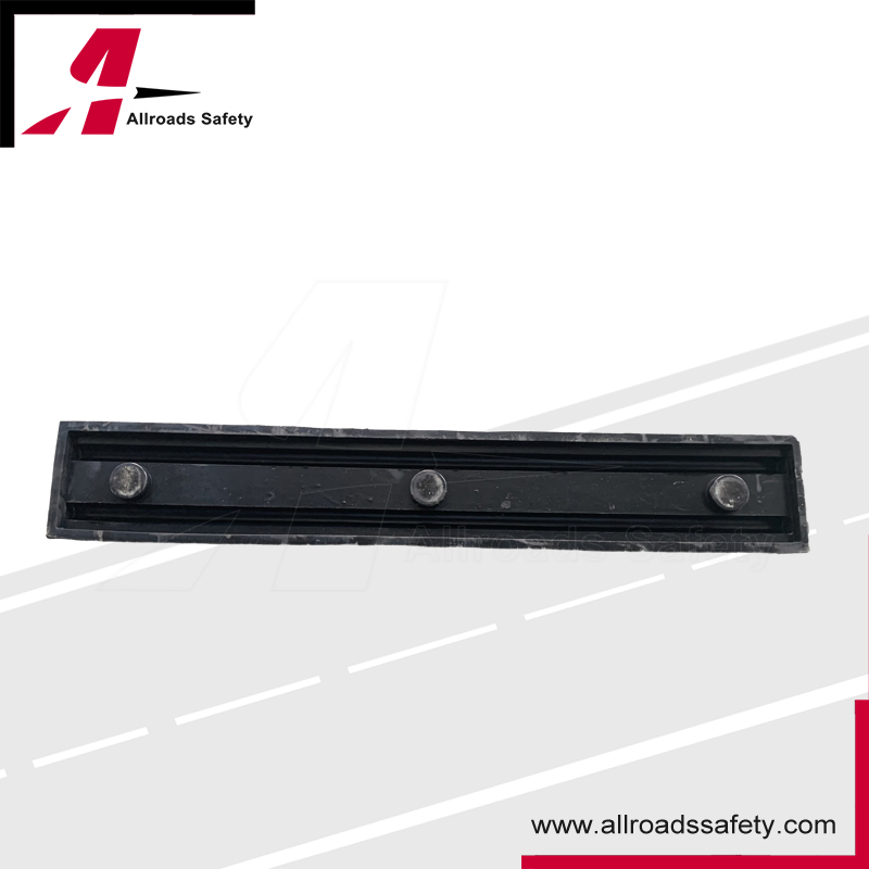 Black Recycled Rubber Wall Guard Protecting Strip for Car Safety Parking Warning