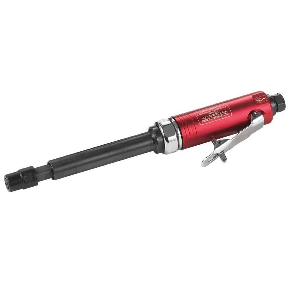 Rear Exhaust Pneumatic Grinder 1/4" Air Extended 5" Die Grinder
