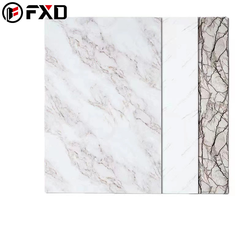 Furniture Veneer Easy-to-Clean Lightweight Healthy Cost-Effective UV Marble Slabs