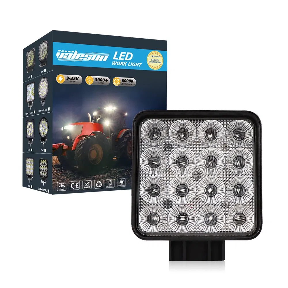 LED лампа 50W 4 дюйма для спецтехники, белый свет
