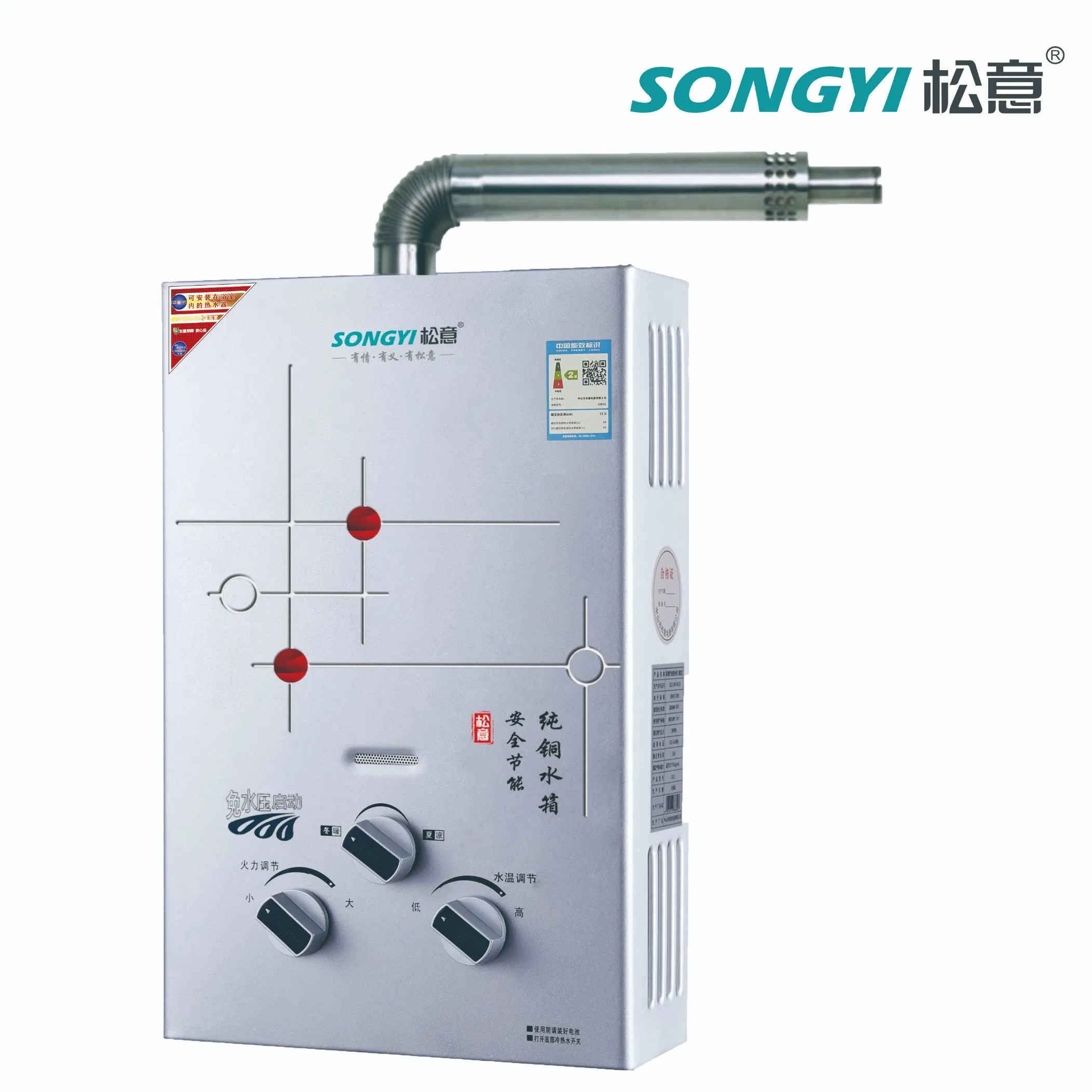 China Wholesale Cheap Domestic Balance Hermetic Gas Broiler Geyser Hot Water Heater for Home Kitchen