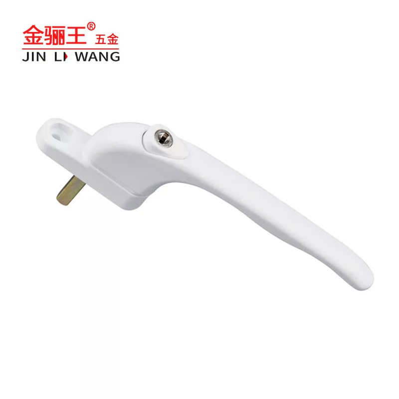 Window Hardware Accessories White PVC Aluminum Glass Window Handle with Lock