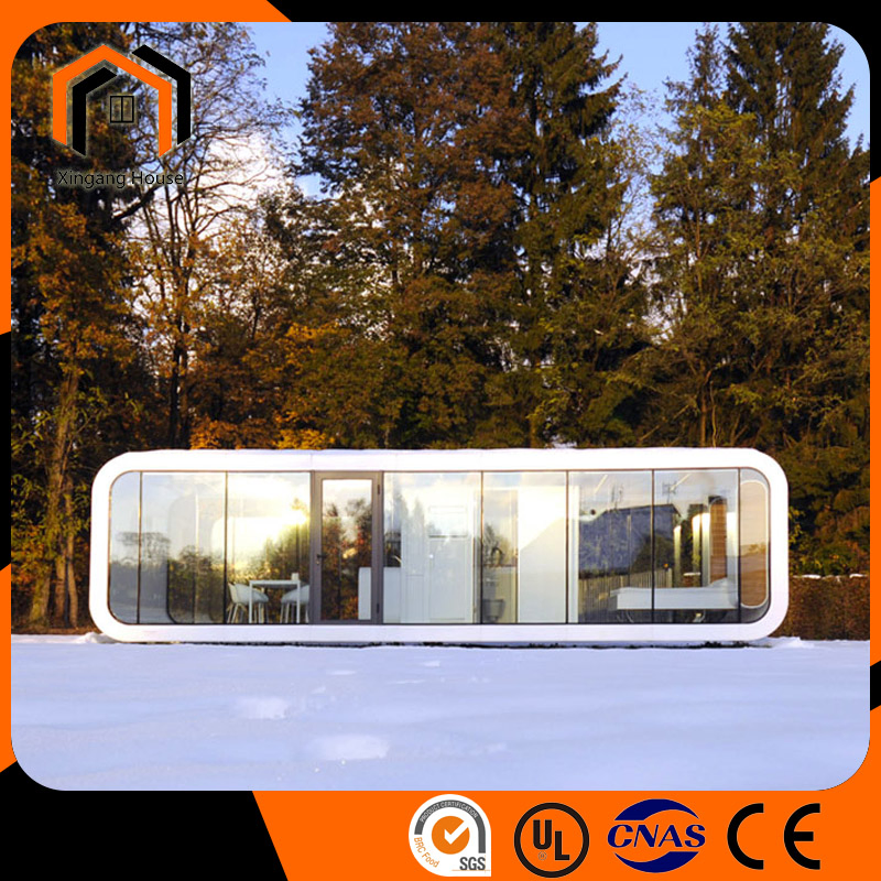Portable Luxury Flat Pack Modular House Micro Home Outdoor Tiny House Apple Cabin
