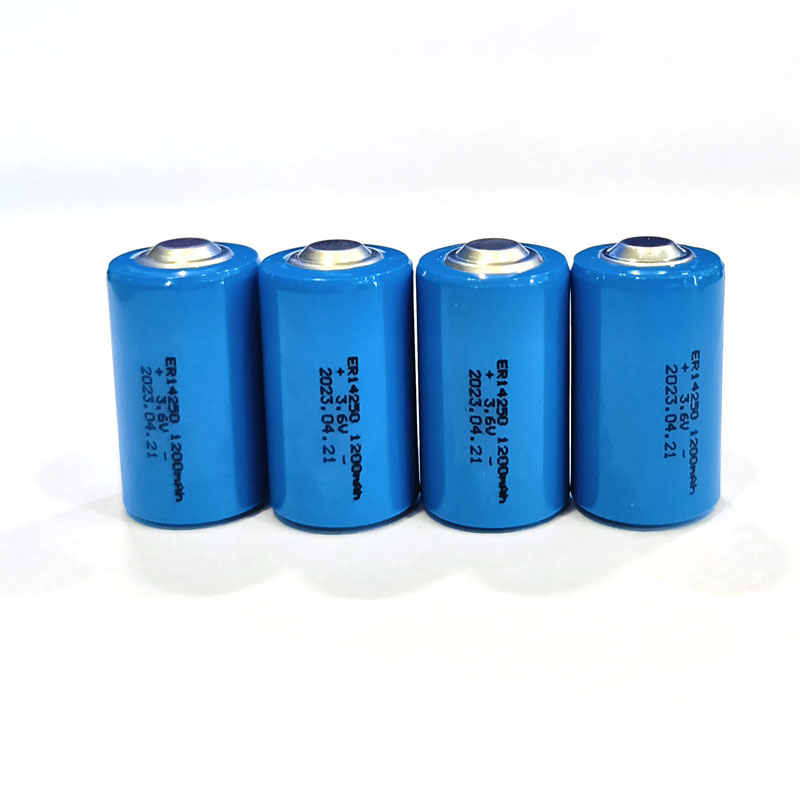 Er14250 1/2AA 3.6V 1200mAh Equipment Instrument PLC Primary Lithium Battery Lisocl2 Lithium Thionyl Chloride Battery