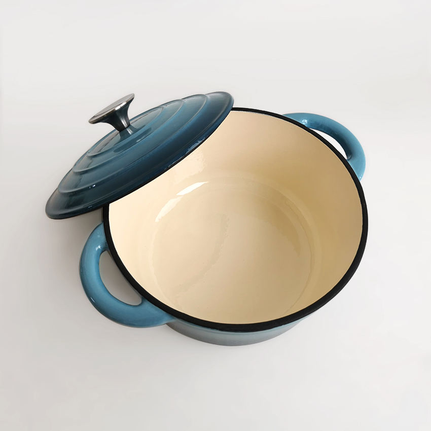 Чугунная эмалированная жаровня Dutch Oven 6QT