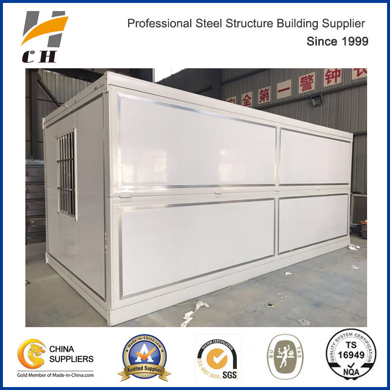 Prefabricated Moveable Flat Pack Store/Prefab Folding Container Store