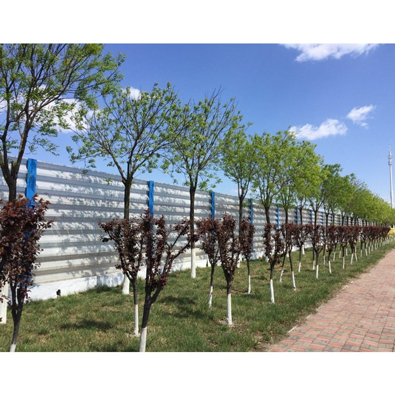 WBF112 Seaport Bulk Material Storage Yard Windbreak Dust Suppression Steel Barrier Fence